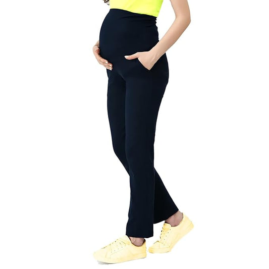 LENAM Women's Relaxed Fit Maternity Pants