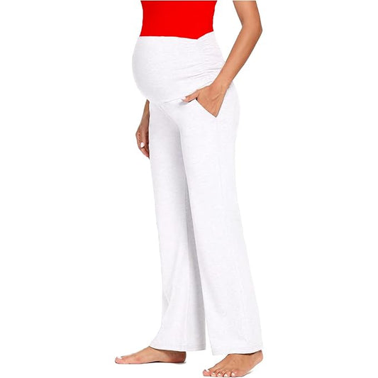 LENAM Women's Relaxed Fit Maternity Pants