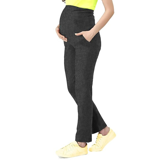 LENAM Women's Relaxed Fit Maternity Pants